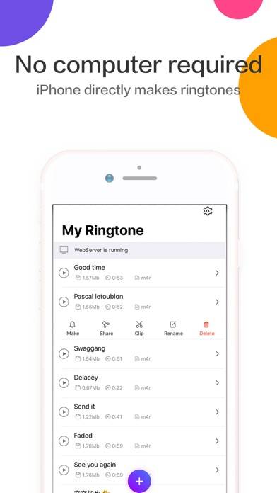 Ringtones Maker App skärmdump #1