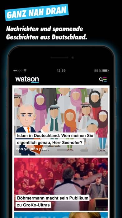 watson.de News Bildschirmfoto