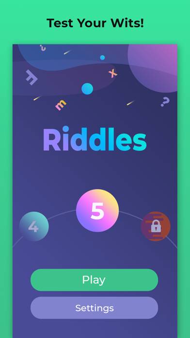 350 Tricky Riddles Word Games App screenshot #1