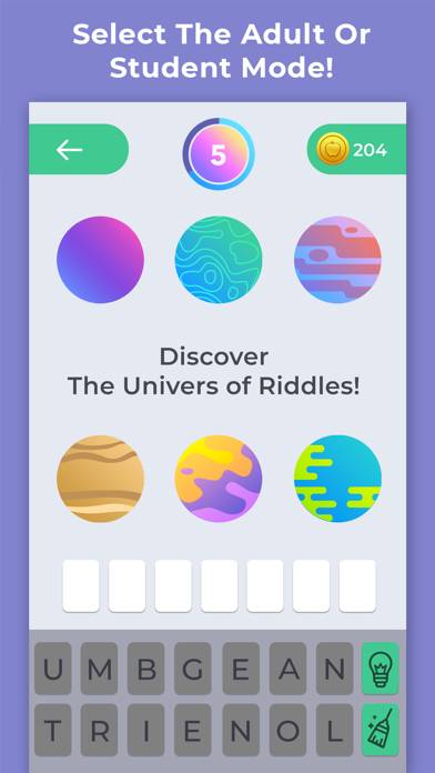 350 Tricky Riddles Word Games App screenshot #5