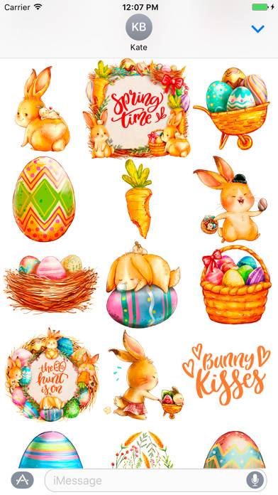 Easter Hop emoji and stickers Schermata dell'app #1