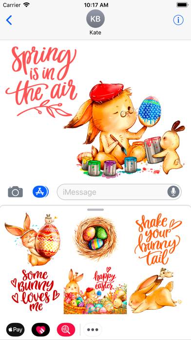 Easter Hop emoji and stickers Schermata dell'app