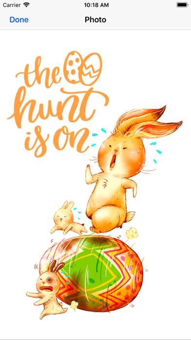 Easter Hop emoji and stickers Schermata dell'app