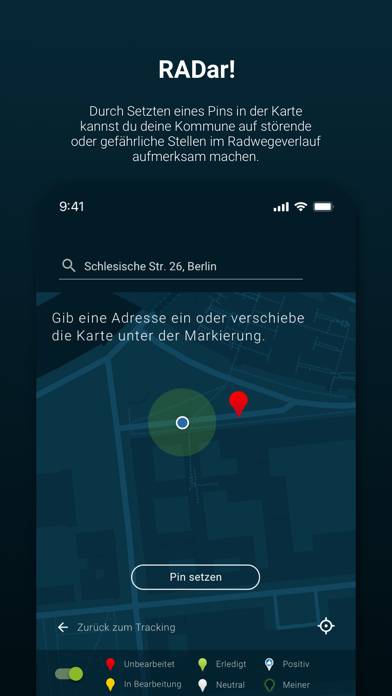 Stadtradeln App-Screenshot