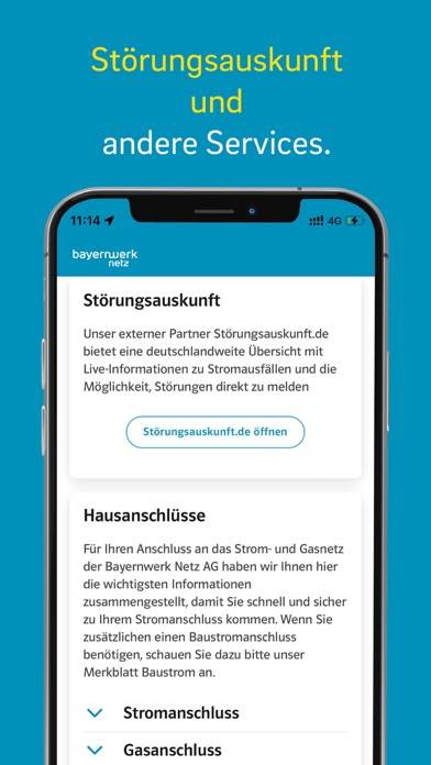 Bayernwerk Netz App-Screenshot