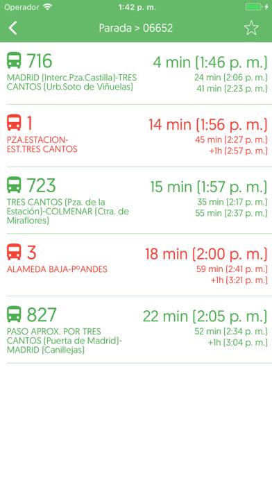 Madrid Metro Bus Cercanias App screenshot #4
