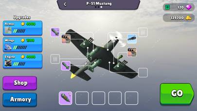 Bomber Ace: WW2 war plane game Capture d'écran de l'application #2