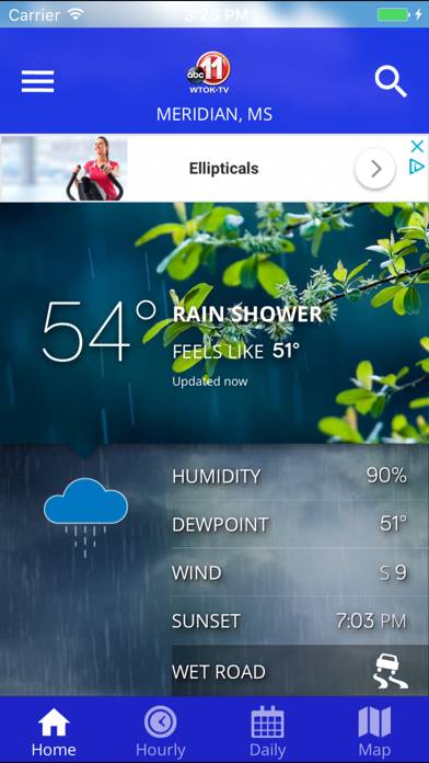 WTOK Weather screenshot