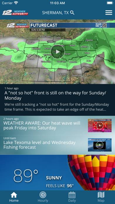 KXII Weather Authority App screenshot