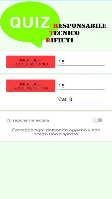 QuizRT Albo Gestori Ambientali Schermata dell'app #2