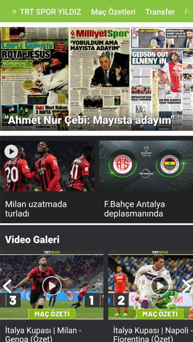 TRT Spor App screenshot #5
