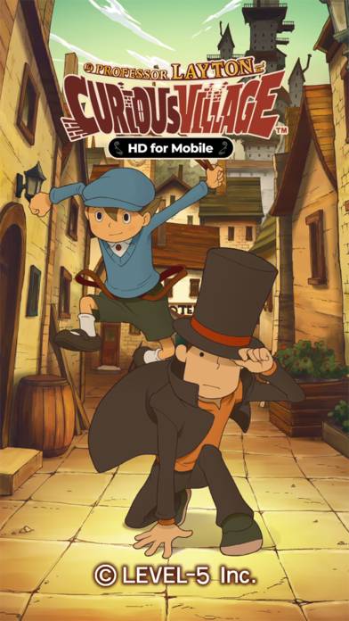 Layton: Curious Village in HD App screenshot #1