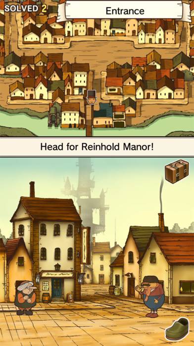 Layton: Curious Village in HD App screenshot #4