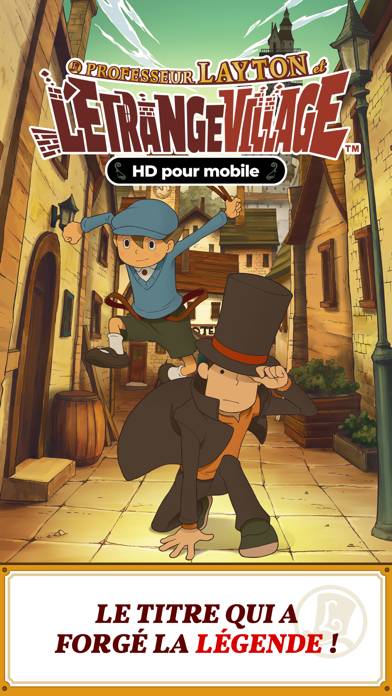 Layton: Curious Village in HD Captura de pantalla de la aplicación #1