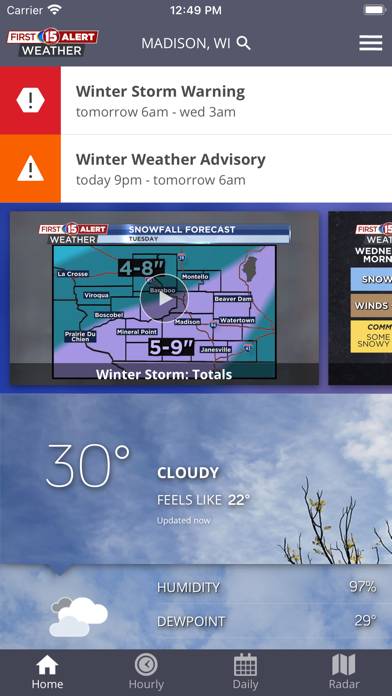 WMTV15 First Alert Weather App screenshot #1