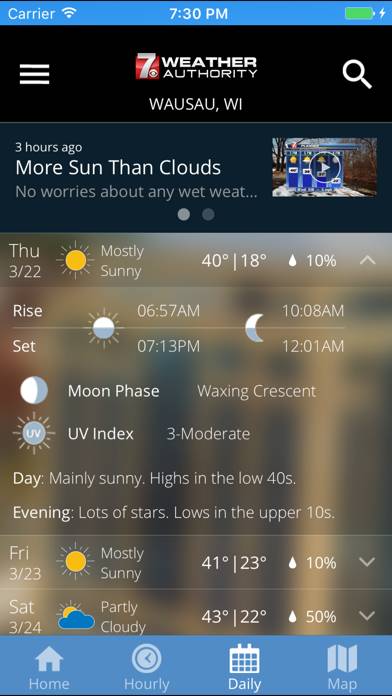 WSAW WZAW First Alert Weather App screenshot #3