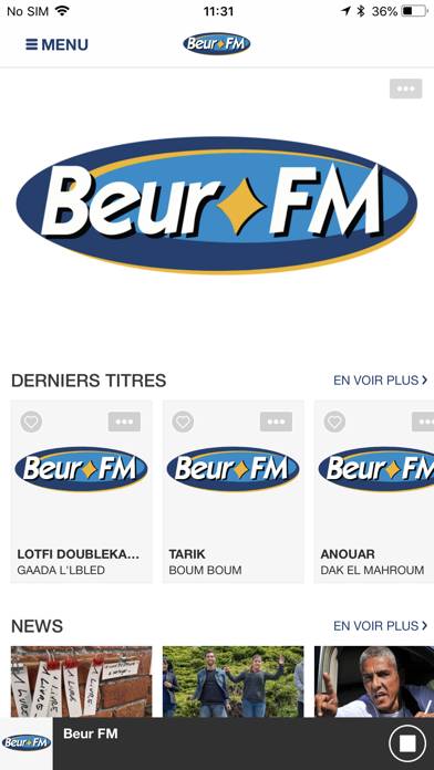 Beur FM App screenshot #1