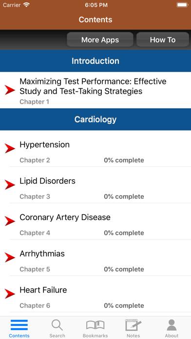 Johns Hopkins Internal Med 5/E App skärmdump
