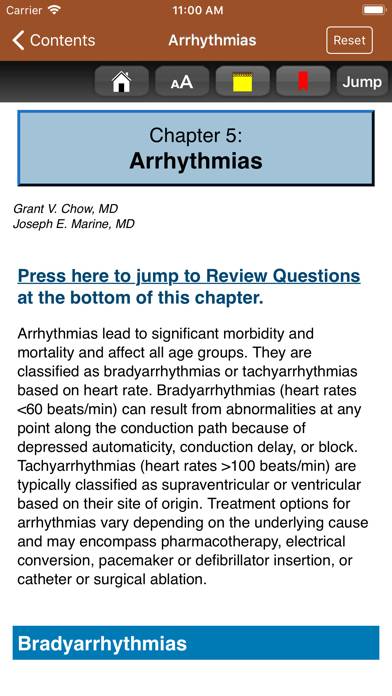 Johns Hopkins Internal Med 5/E App skärmdump