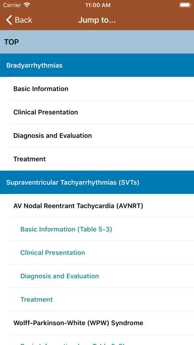 Johns Hopkins Internal Med 5/E App skärmdump