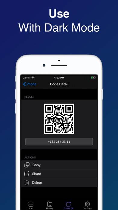 Powerscanner: QR Code Scanner Schermata dell'app #6