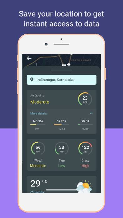 Air Quality & Pollen App-Ambee Uygulama ekran görüntüsü #1