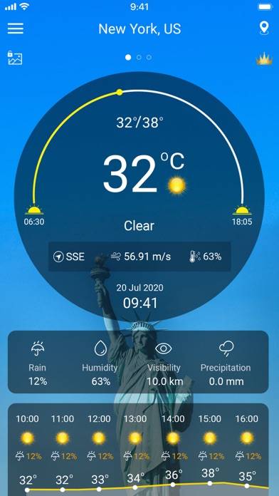 Weather forecast & NOAA Radar App skärmdump #1