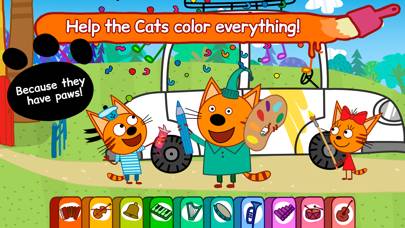 Kid-E-Cats Coloring Book Games App screenshot #1