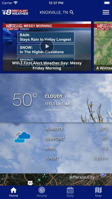 WVLT Weather screenshot