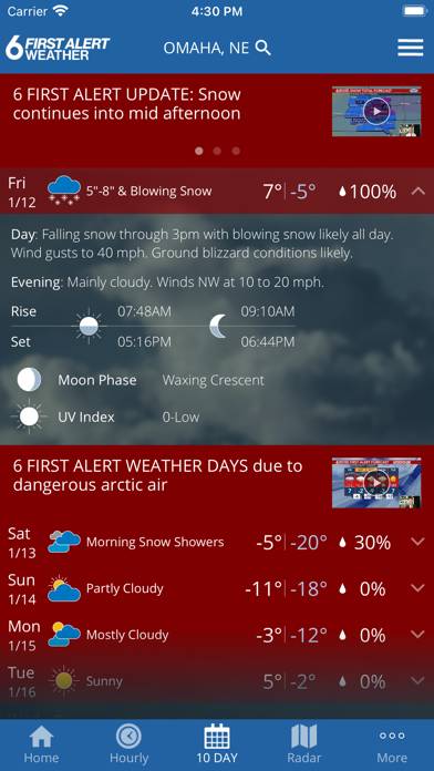 6 News First Alert Weather App screenshot