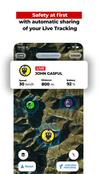 WHIP LIVE Moto, Bike, Trekking Schermata dell'app #3