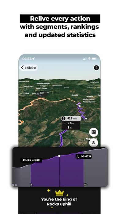 WHIP LIVE Moto, Bike, Trekking Schermata dell'app #4
