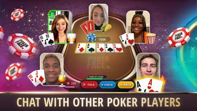 Poker Face: Texas Holdem Live App skärmdump #2