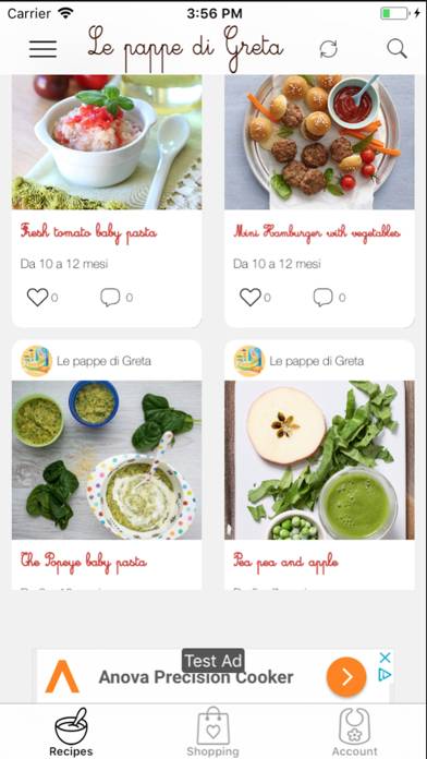 Greta's meals Schermata dell'app #1