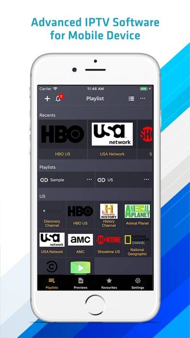 IPTV Player Pro: play m3u file Captura de pantalla de la aplicación