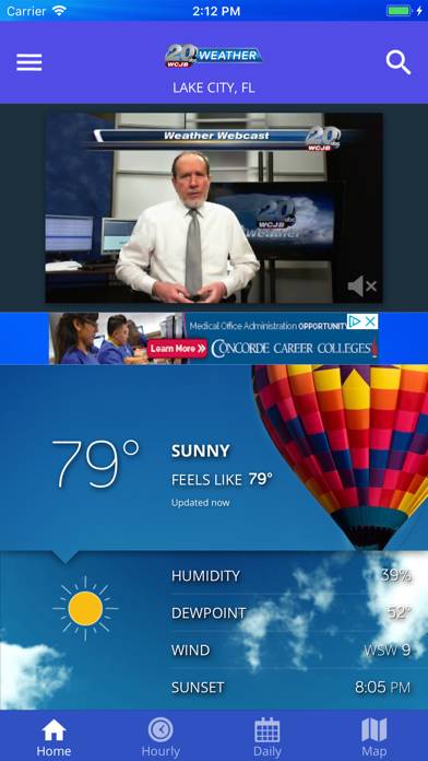 WCJB TV20 Weather App screenshot