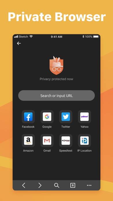 Turbo VPN Private Browser Captura de pantalla de la aplicación #4