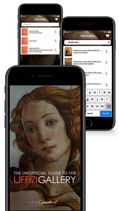 Uffizi Gallery audio guide Schermata dell'app #3