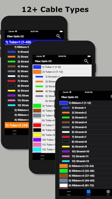 Fiber Optic Color Code App screenshot