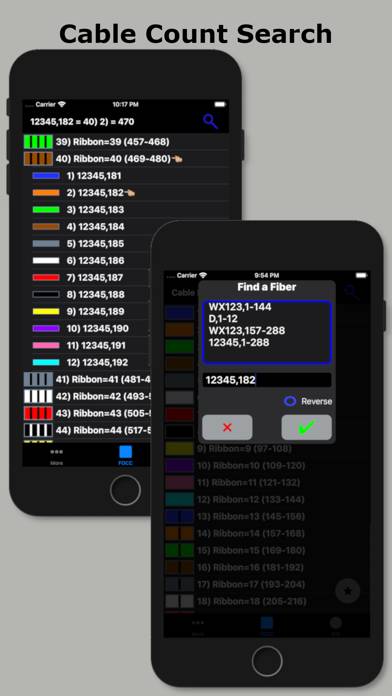 Fiber Optic Color Code App screenshot