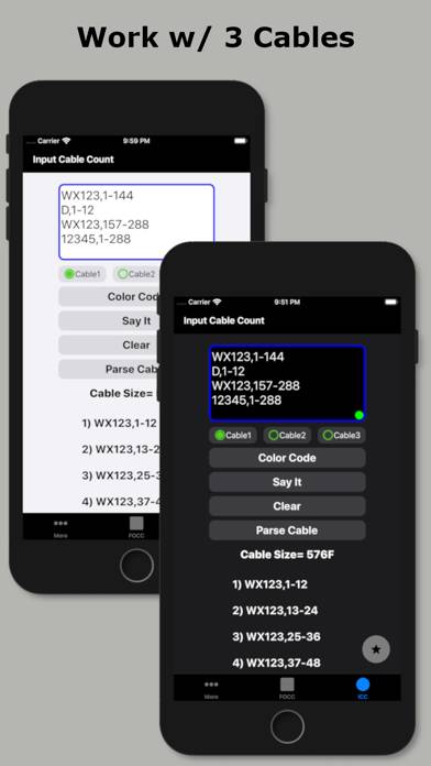 Fiber Optic Color Code App screenshot