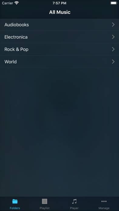 MusicFolder 2 Captura de pantalla de la aplicación #1