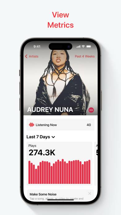 Apple Music for Artists Capture d'écran de l'application #2