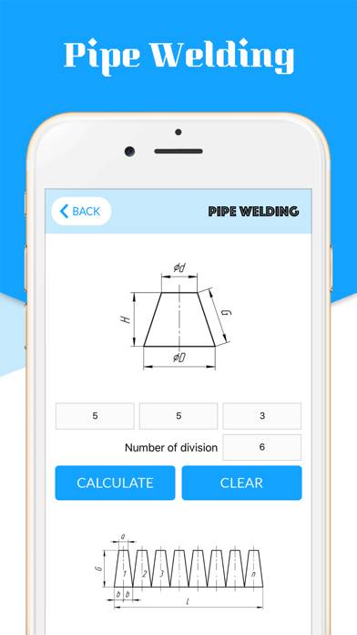 Pipe Welding Calculator Captura de pantalla de la aplicación #2