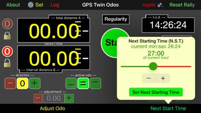 GPS Twin Odometers Capture d'écran de l'application #1