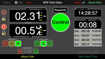 GPS Twin Odometers Capture d'écran de l'application #2