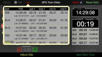 GPS Twin Odometers Capture d'écran de l'application #3