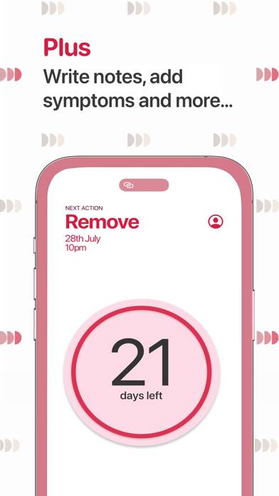 Contraceptive Ring Reminder plus Schermata dell'app #3