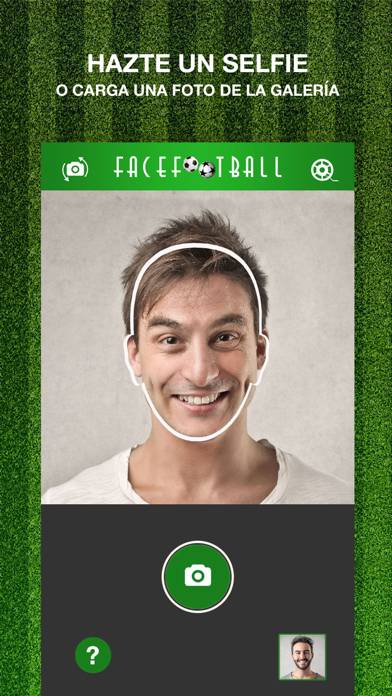 FaceFootball App Captura de pantalla de la aplicación #1