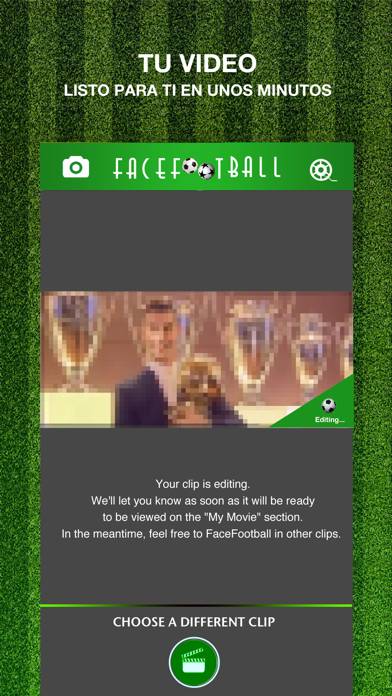 FaceFootball App Captura de pantalla de la aplicación #3